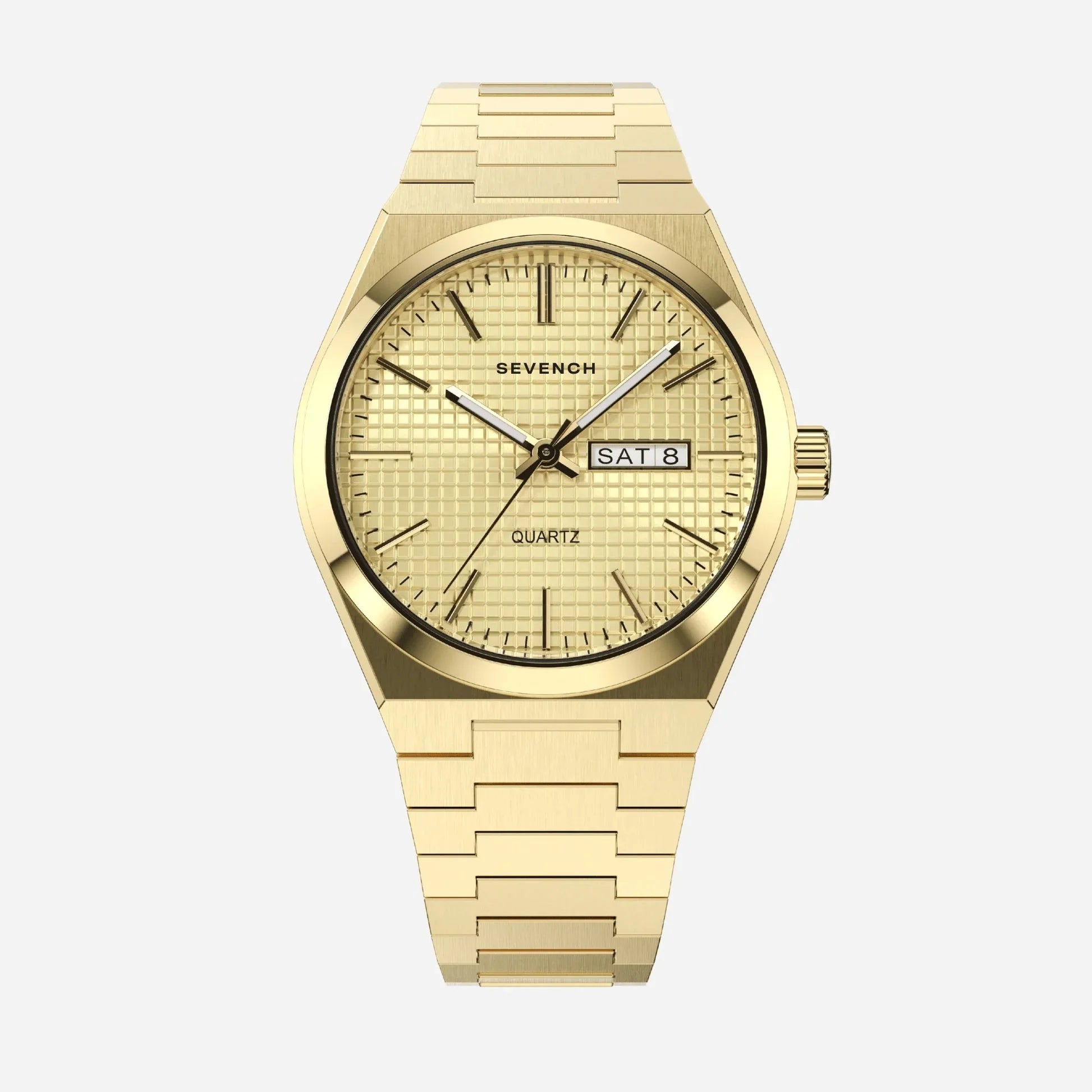 Sevench Dubai Gold | Affordable Men's Watch |  Quartz Movement & Water Resistant