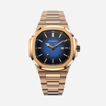 Sevench Origin Rose & Blue | Affordable Men's Watch | Italian Quartz Movement & Water Resistant
