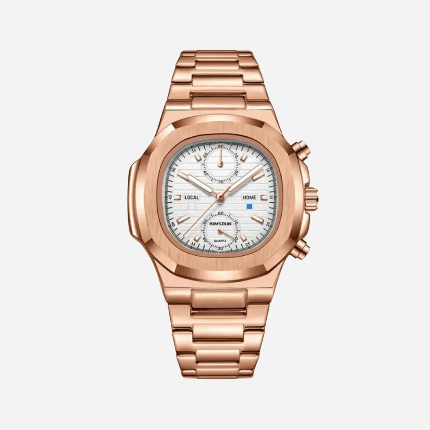 Sevench Prestige Gold Rose & White | Affordable Men's Watch |  Quartz Movement & Water Resistant