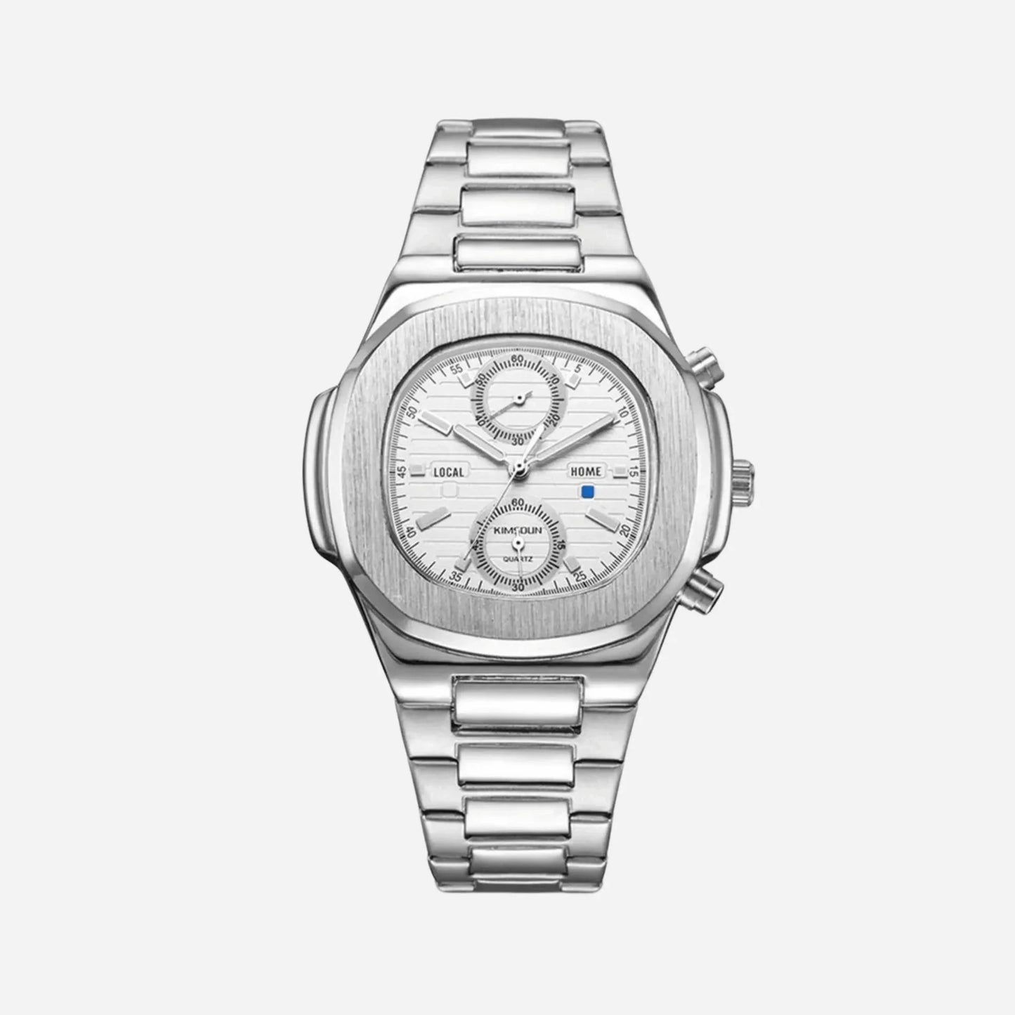 Sevench Prestige Silver & White | Affordable Men's Watch |  Quartz Movement & Water Resistant