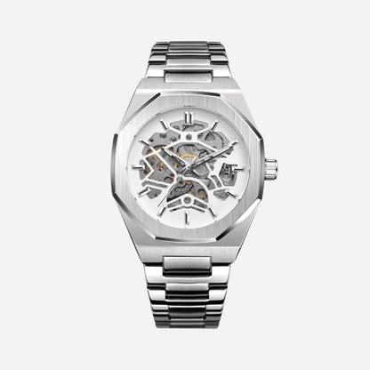 Sevench Vanguard Silver | Affordable Men's Watch |  Quartz Movement & Water Resistant